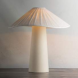 Image2 of Troy Chanterelle 19 1/2" High Modern Mushroom Lamp Table Lamp