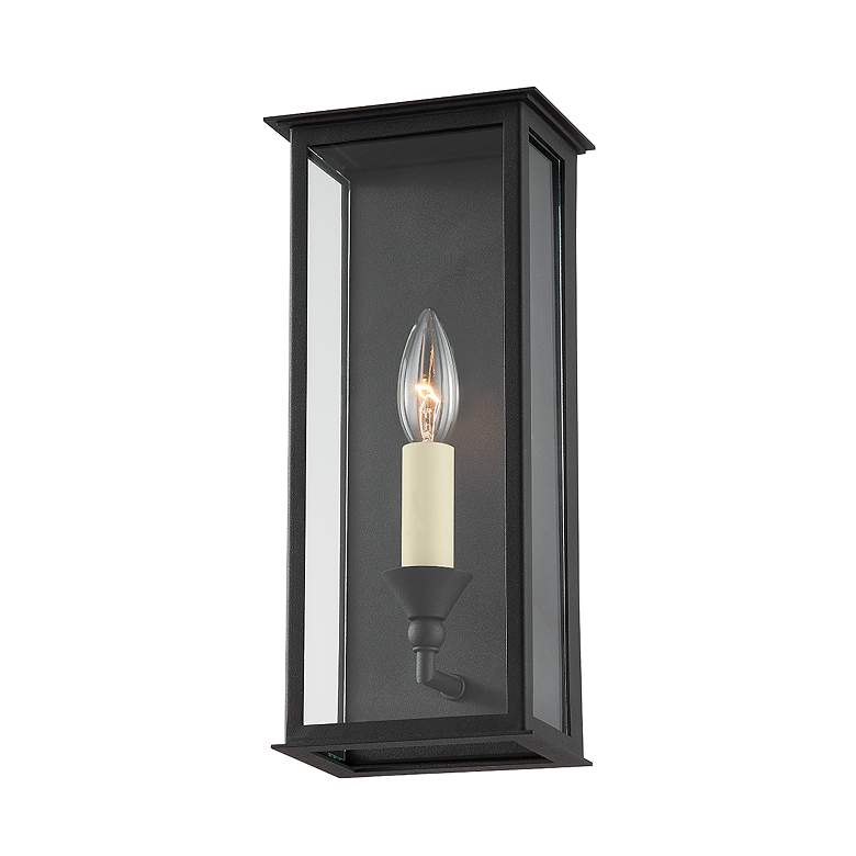Image 4 Troy Chauncey 12" Steel Ext. Wall Sconce more views