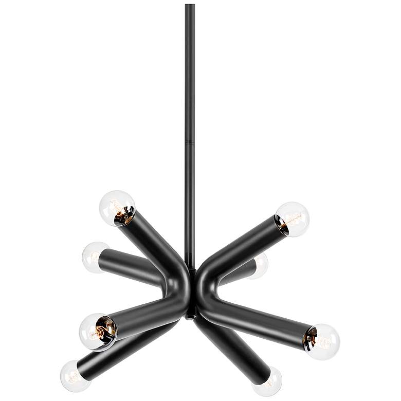Image 1 Troy Dash 68" Steel 8 Lt Chandelier