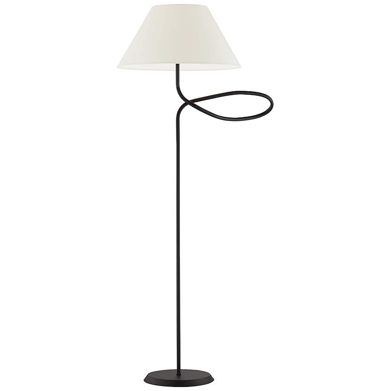 Image 1 Troy Fillea 57" Steel 1 Lt Floor Lamp