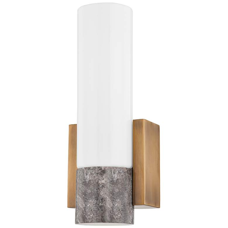 Image 1 Troy Fremont 30" Stone 1 Lt Wall Sconce