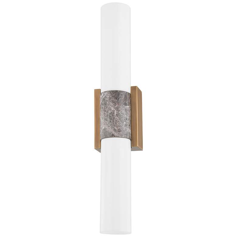 Image 1 Troy Fremont 40.5 inch Steel 2 Lt Wall Sconce