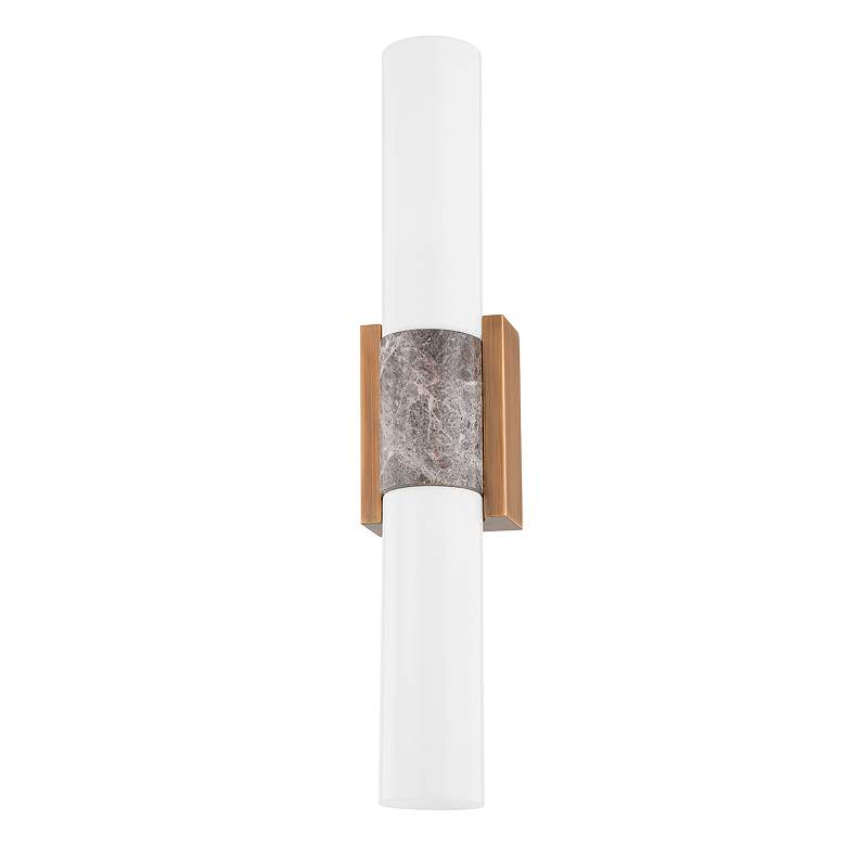 Image 3 Troy Fremont 40.5" Steel 2 Lt Wall Sconce more views