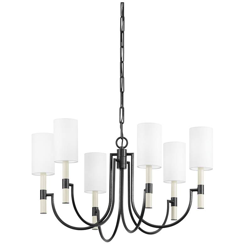 Image 1 Troy Gustine 62Iniron 6 Light Chandelier