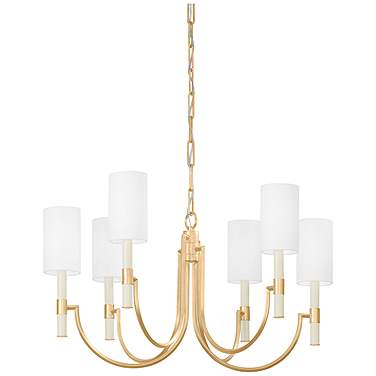 Troy Gustine 62Iniron 6 Light Chandelier