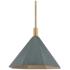 Troy Huntley 44" Steel 1 Lt Pendant