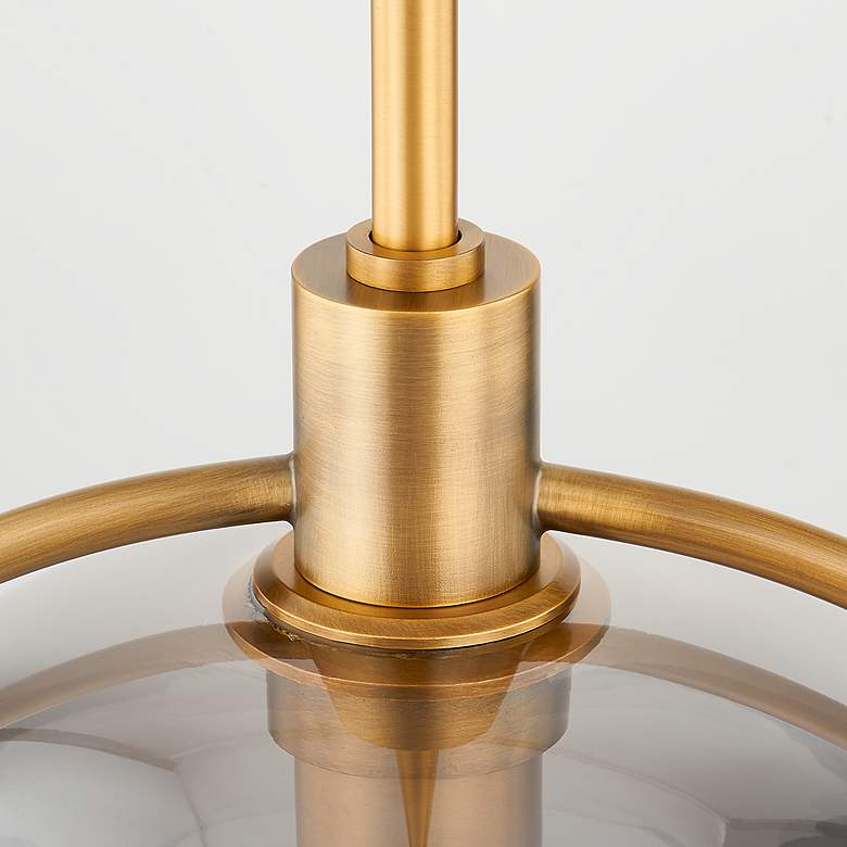 Image 3 Troy Ivins 16" Steel and Glass Modern Globe Orb Pendant Chandelier more views