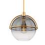 4_Troy Ivins 16" Steel and Glass Modern Globe Orb Pendant Chandelier more views