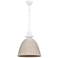 Troy Kahn 15" Wide Coastal Modern Wicker Dome Pendant