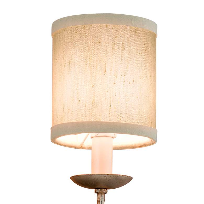 Image 3 Troy Lighting Adirondack 21 1/4" High Silver Leaf Wall Sconce more views