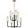 Troy Lighting Aeon 37" Wide Modern Carbide Black 8-Light Chandelier