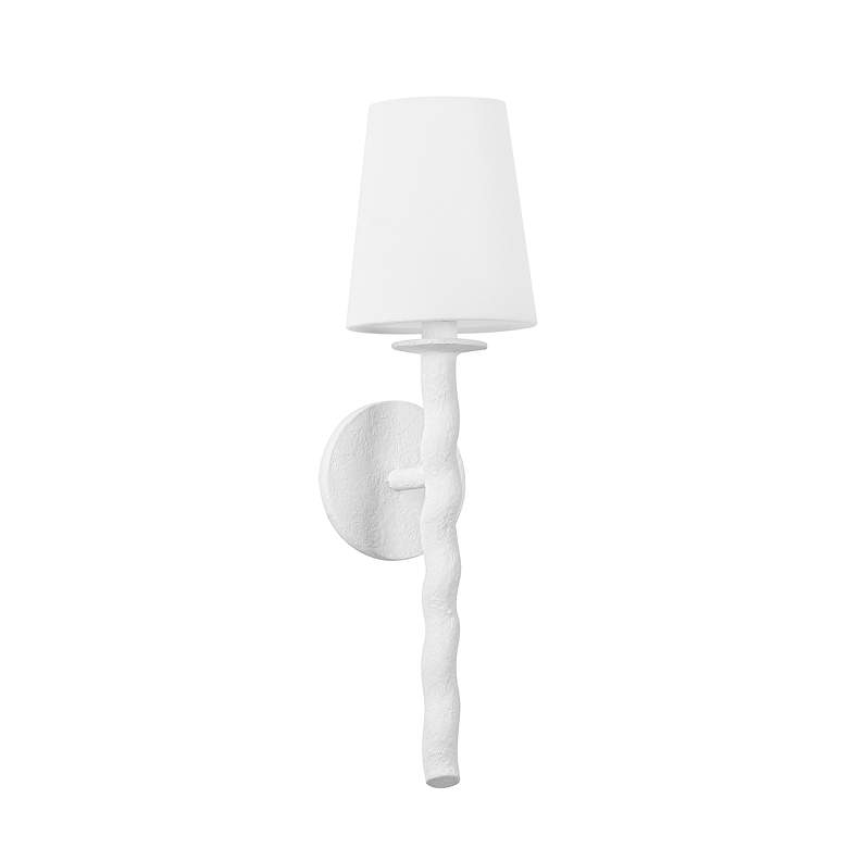 Image 1 Troy Lighting Alvaro 5.5 In 1 Lt Wall Sconce Gesso White