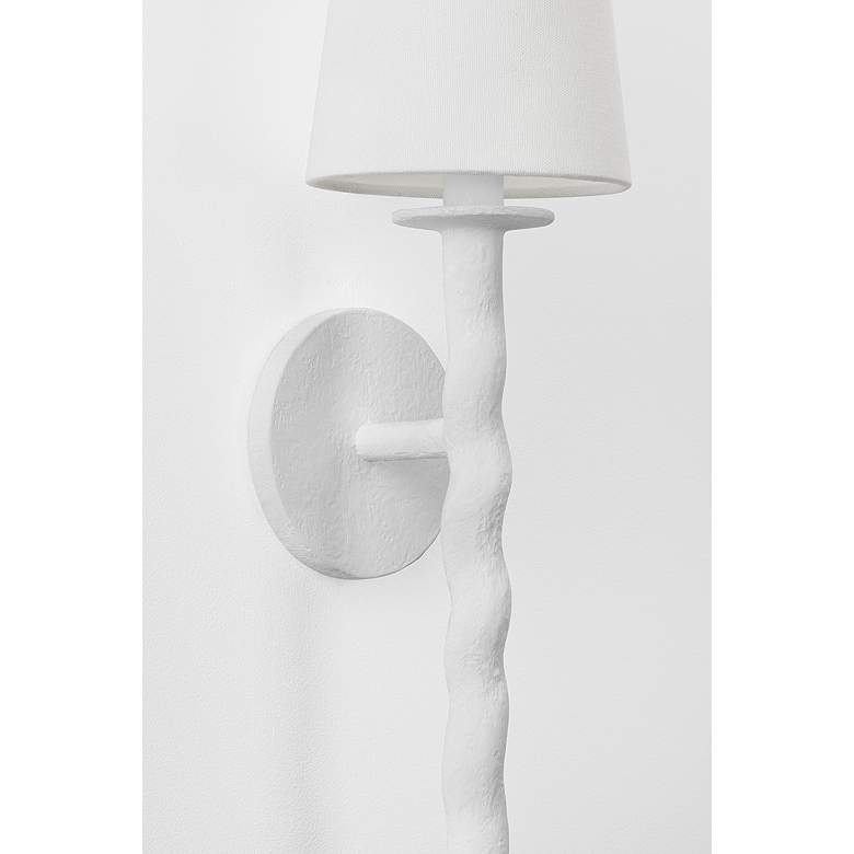 Image 4 Troy Lighting Alvaro 5.5 In 1 Lt Wall Sconce Gesso White more views