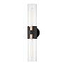 2_Troy Lighting Amado 25 3/4" Textured Black Brass 2-Light Wall Sconce more views