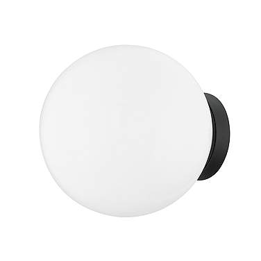 Troy Lighting Ansel 10" High Modern Textured Black Outdoor Wall Light