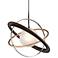 Troy Lighting Apogee 24" Wide Bronze and Glass Modern Pendant Light