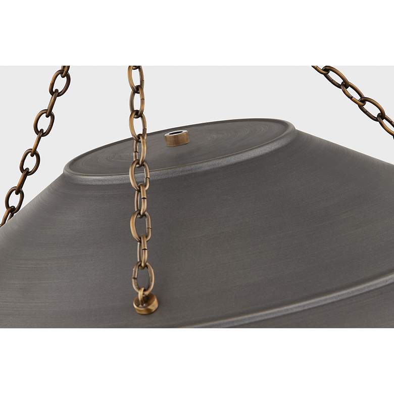 Image 2 Troy Lighting Arcane 23" Wide Modern Graphite Gray Pendant more views