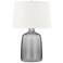 Troy Lighting Artesia 24 1/2" High Modern Gray Glass Table Lamp