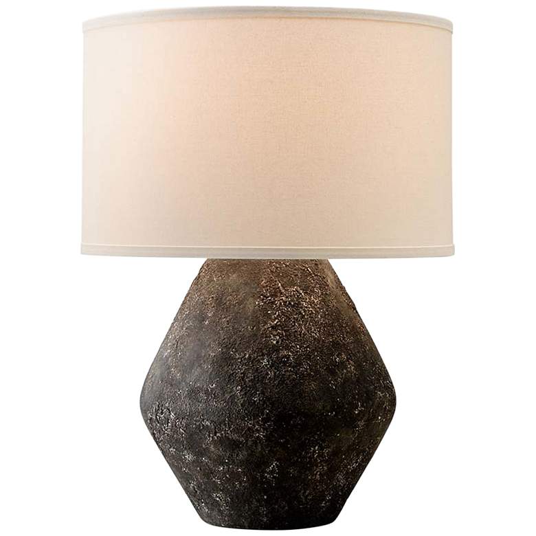 Image 1 Troy Lighting Artifact 23" High Graystone Ceramic Accent Table Lamp