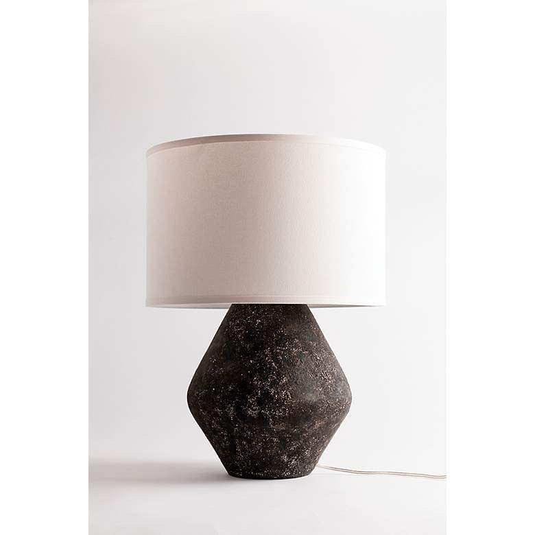 Image 2 Troy Lighting Artifact 23" High Graystone Ceramic Accent Table Lamp more views