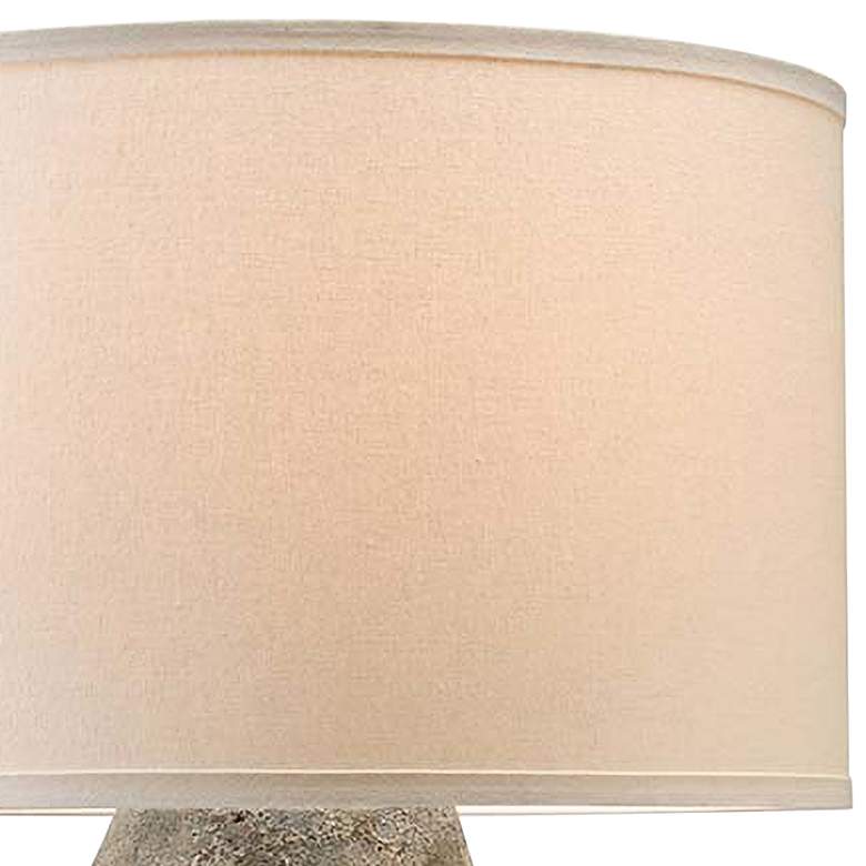 Image 2 Troy Lighting Artifact 27" Rustic Moonstone Finish Ceramic Table Lamp more views