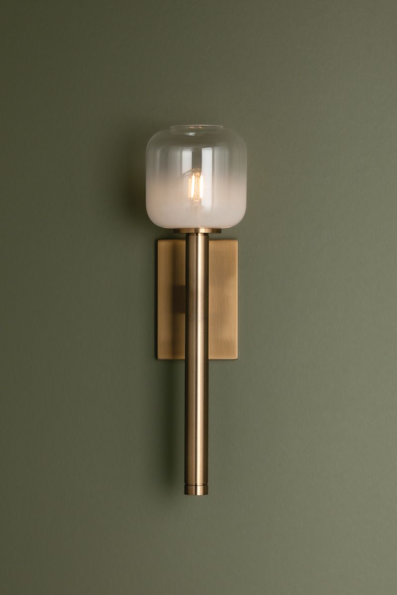 Image 4 Troy Lighting Axton 5.25 In 1 Lt Wall Sconce Patina Brass more views