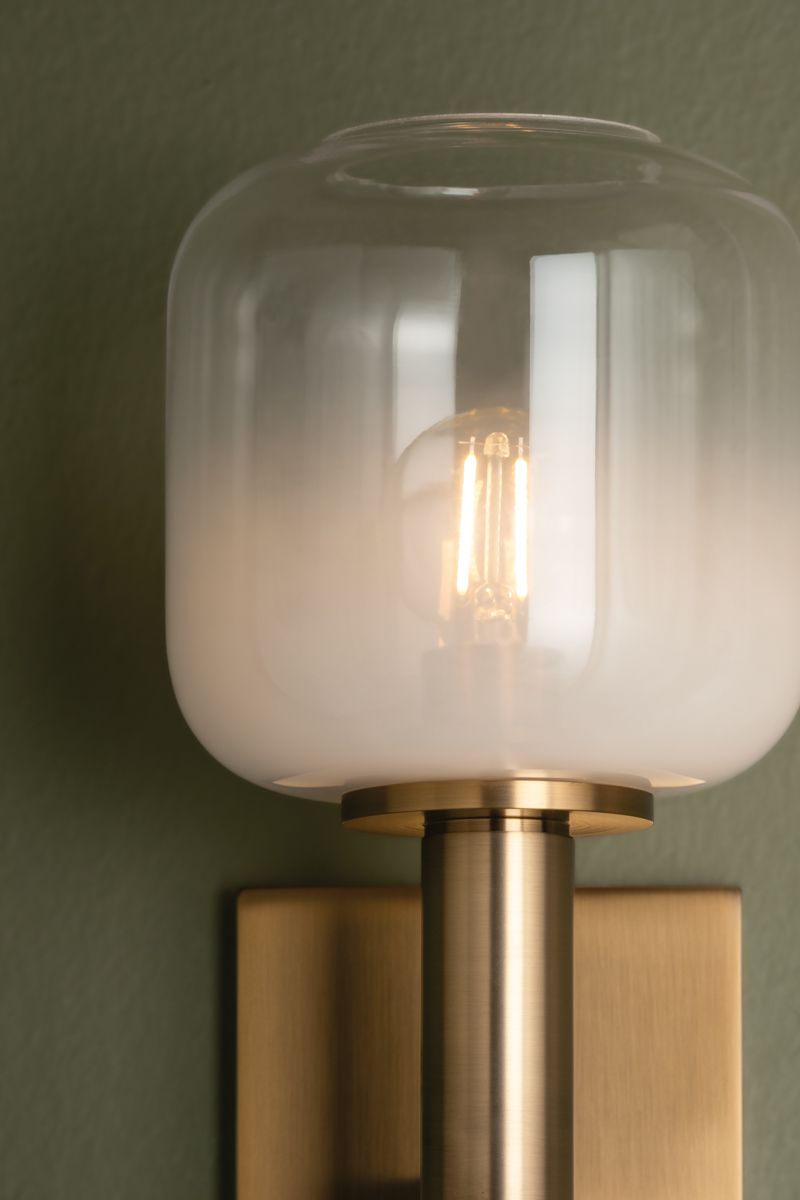 Troy Lighting Axton 5.25 In 1 Lt Wall Sconce Patina Brass