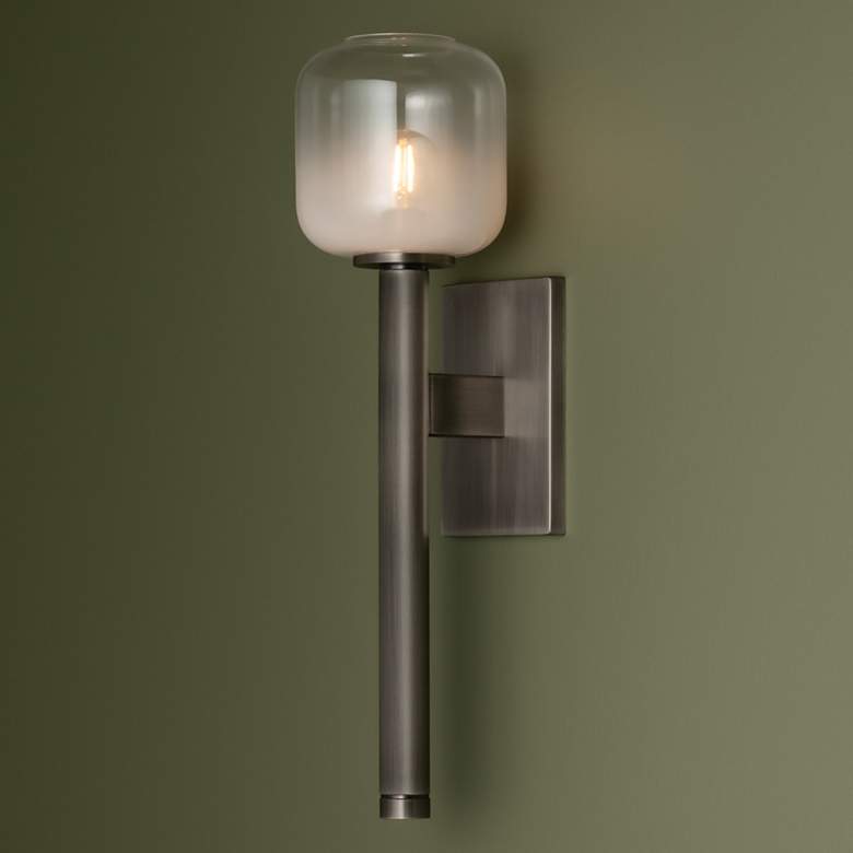 Image 1 Troy Lighting Axton 5.25 In 1 Lt Wall Sconce Vintage Pewter