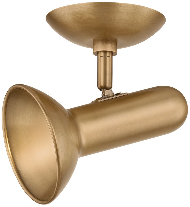 Image 3 Troy Lighting Bjorn Flush Mount Patina Brass/Cream Gesso more views