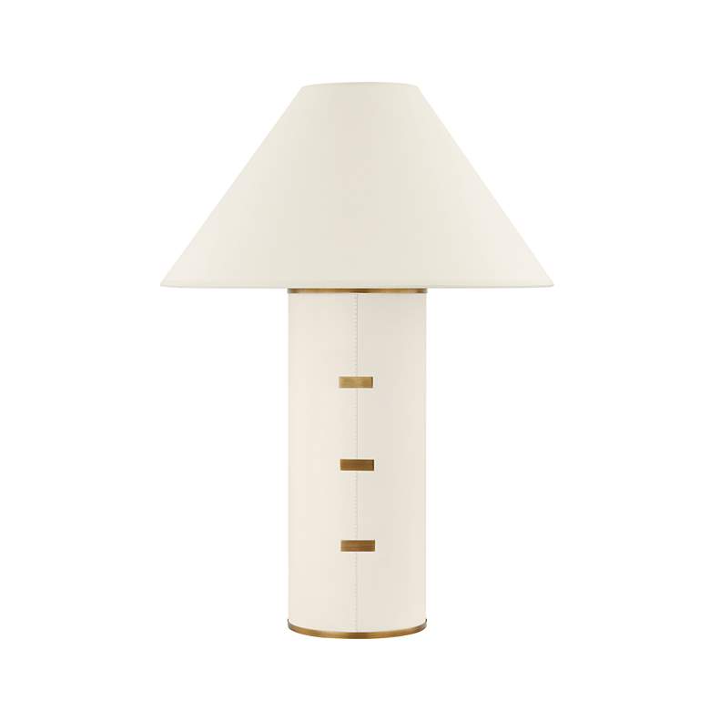 Image 3 Troy Lighting Bond 26" High Modern White Finish Table Lamp