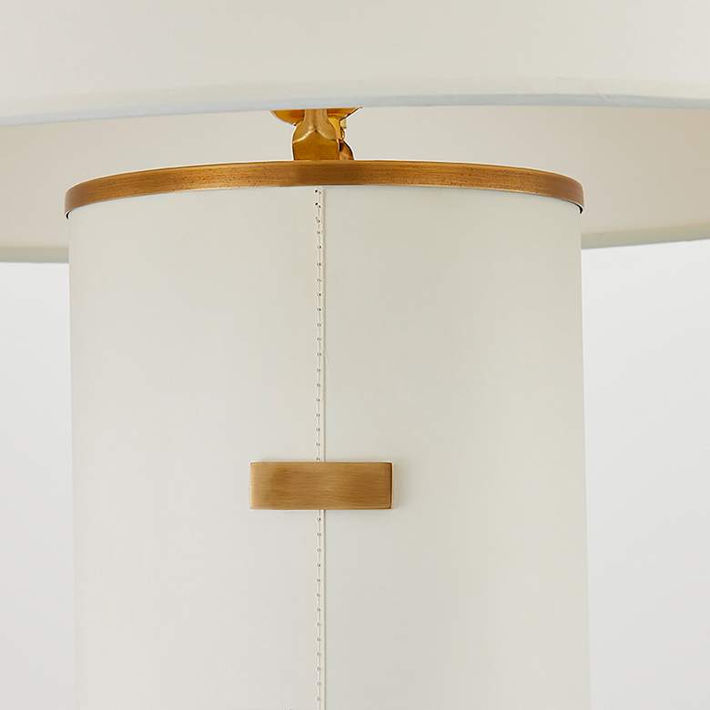 Image 5 Troy Lighting Bond 26" High Modern White Finish Table Lamp more views
