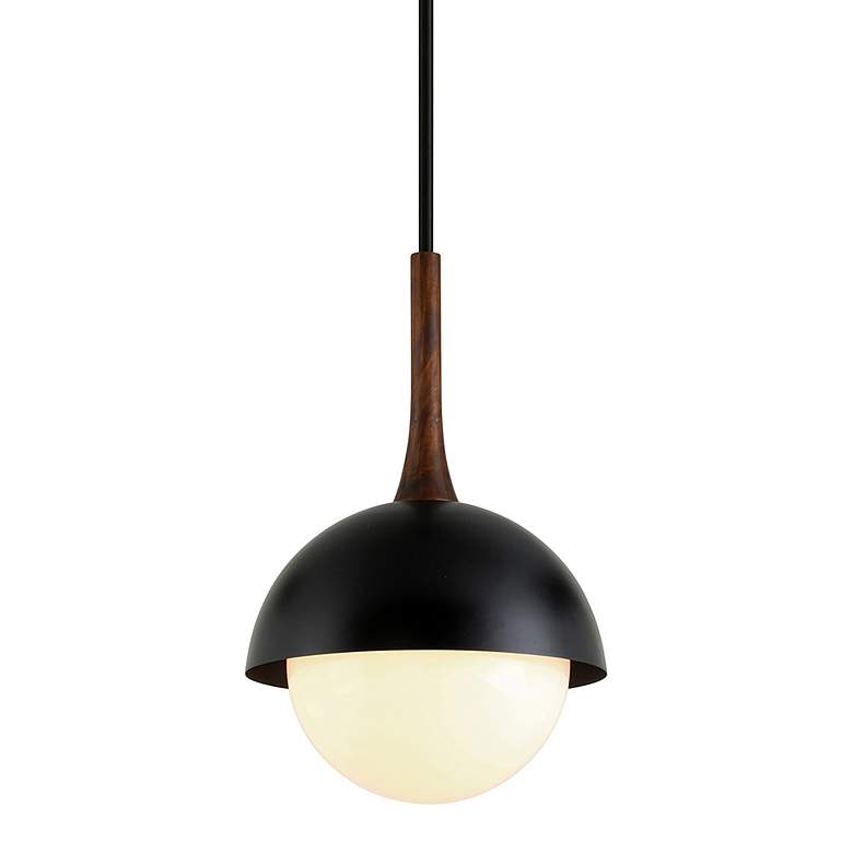 Image 1 Troy Lighting Cadet 15" Wide Modern Soft Black Pendant Light