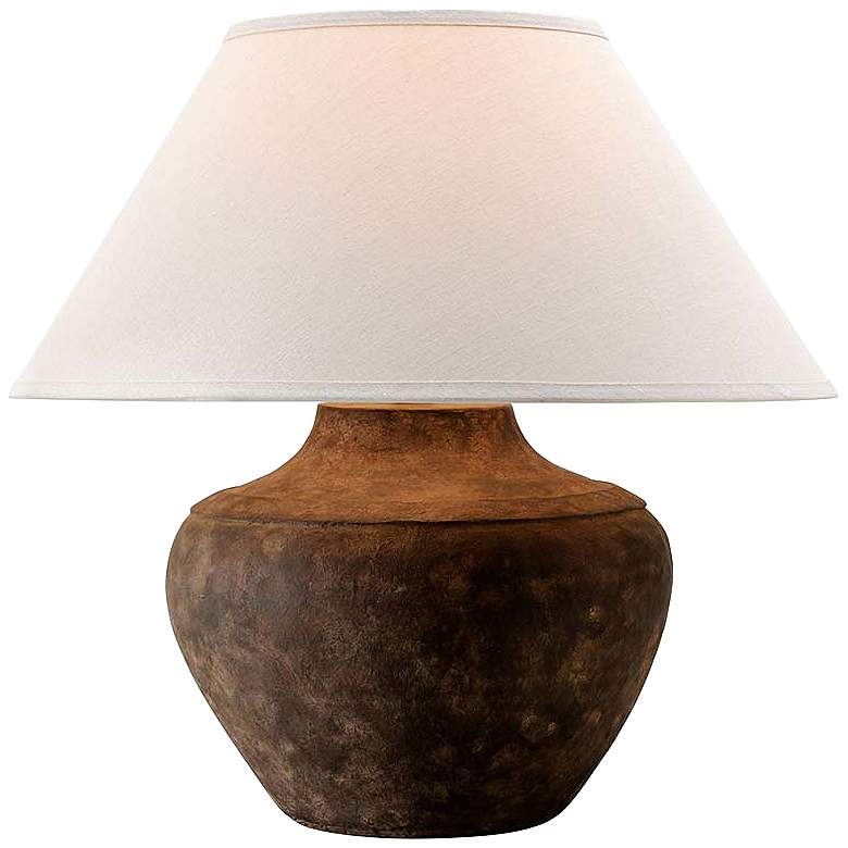 Image 1 Troy Lighting Calabria 20 1/2 inch High Sienna Ceramic Accent Table Lamp