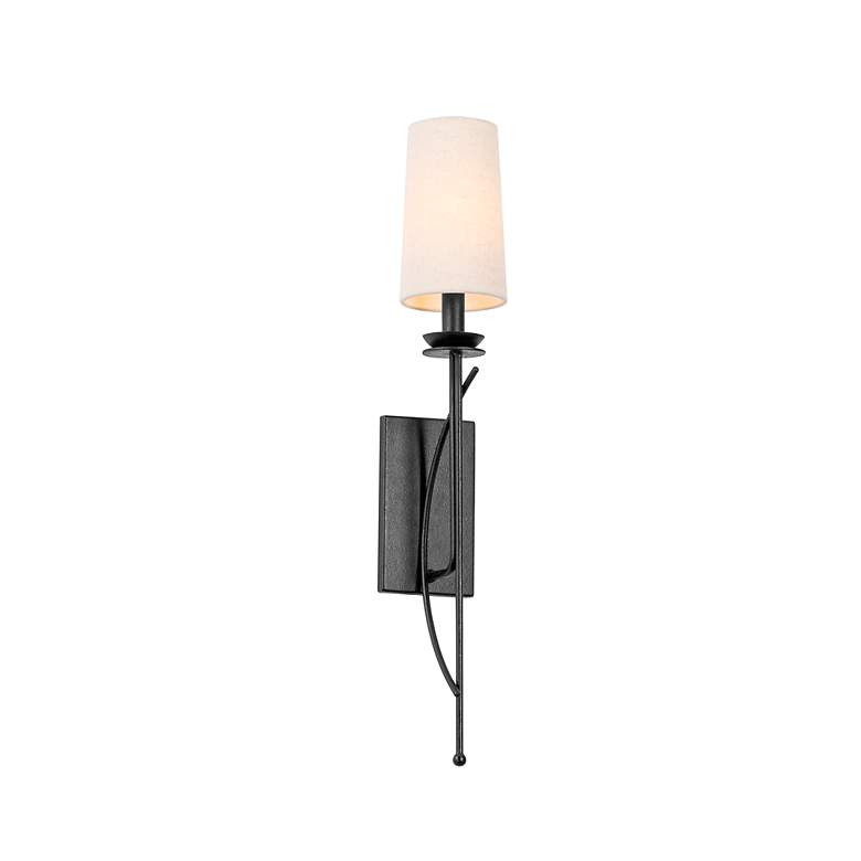 Image 1 Troy Lighting Calder 27.75' Wall Sconce Forged Iron