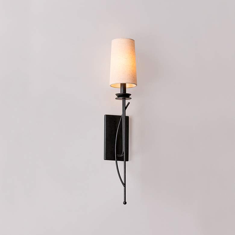 Image 2 Troy Lighting Calder 27.75' Wall Sconce Forged Iron more views