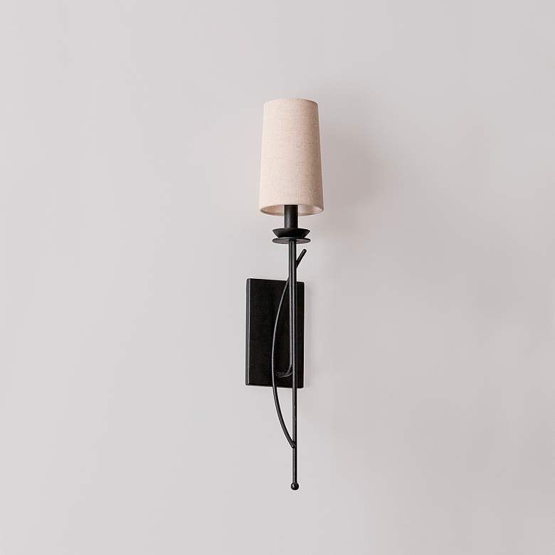 Image 3 Troy Lighting Calder 27.75' Wall Sconce Forged Iron more views
