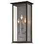 Thumbnail1 of Troy Lighting Chauncey 3 Light Exterior Wall Sconce in Vintage Bronze