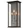 Troy Lighting Chauncey 3 Light Exterior Wall Sconce in Vintage Bronze