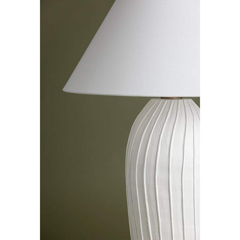 Image 5 Troy Lighting Deacon 21.5 In 1 Lt Table Lamp Ceramic Loft White more views