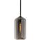 Troy Lighting District 10" Wide Satin Black Smoke Glass Mini Pendant