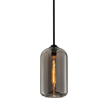 Troy Lighting District 15.75 in Soft Black Pendant