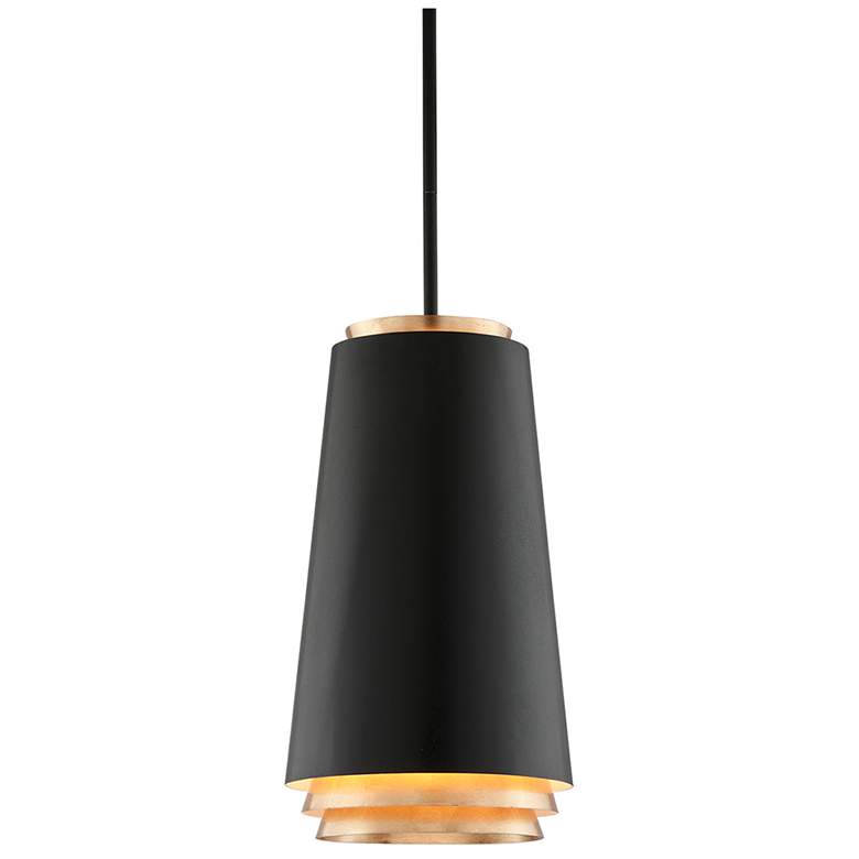 Image 1 Troy Lighting District 15.75 in. Soft Black Pendant