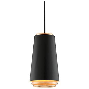 Troy Lighting District 15.75" Soft Black Pendant