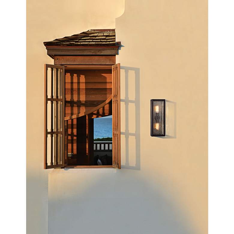 Image 3 Troy Lighting Dixon 22" High Vintage Bronze Outdoor Wall Light more views