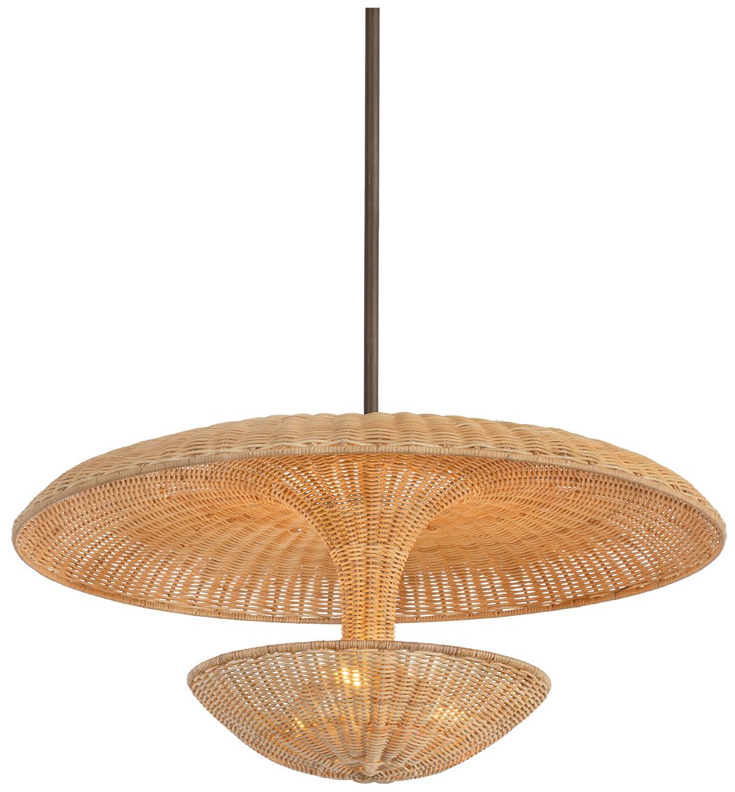 Image 2 Troy Lighting Draco Pendant Texture Black more views