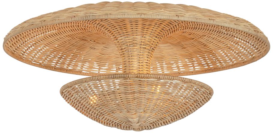 Image 2 Troy Lighting Draco Semi Flush Bronze Leaf more views