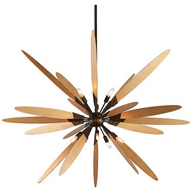 Troy Lighting Dragonfly 10 Light Chandelier in Dragonfly Bronze