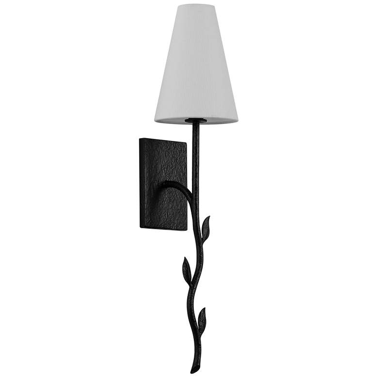 Image 1 Troy Lighting Elwyn 6 In 1 Lt Wall Sconce Black Iron