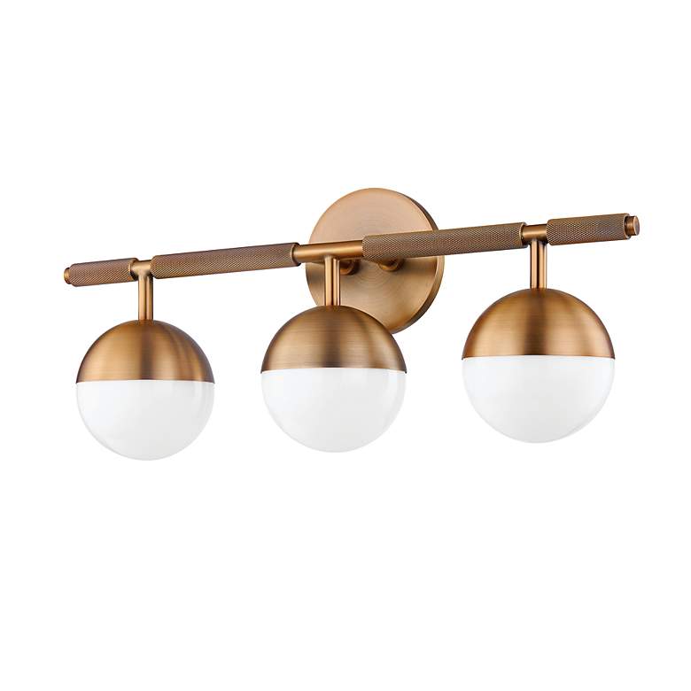Image 1 Troy Lighting Enson 8.25' Bath and Vanity Patina Brass