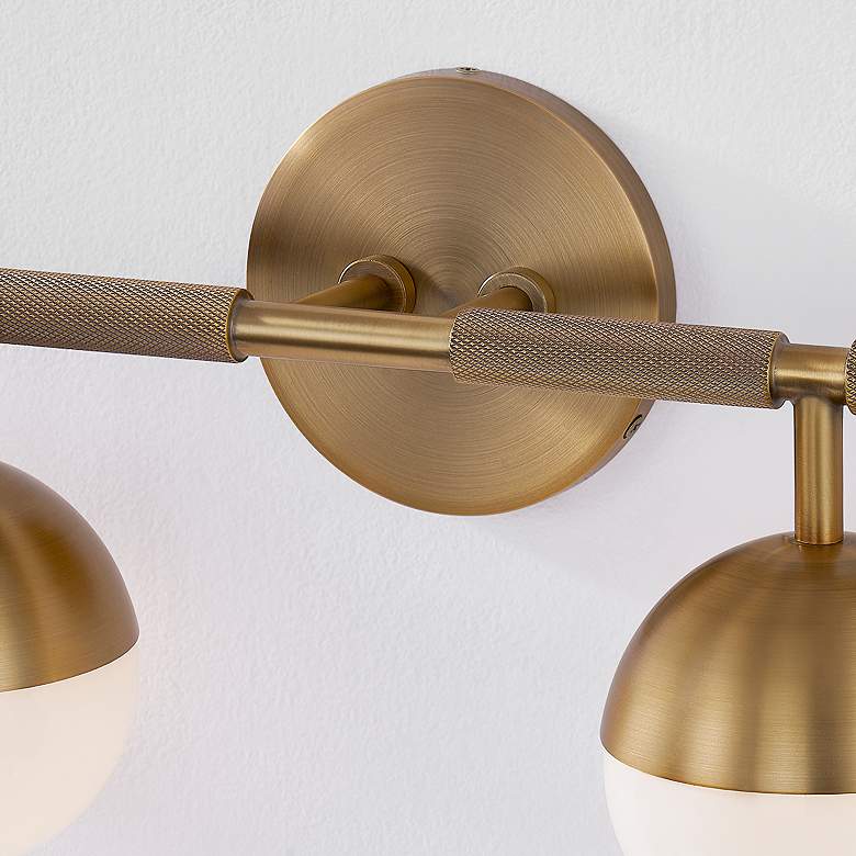 Image 3 Troy Lighting Enson 8.25' Bath and Vanity Patina Brass more views
